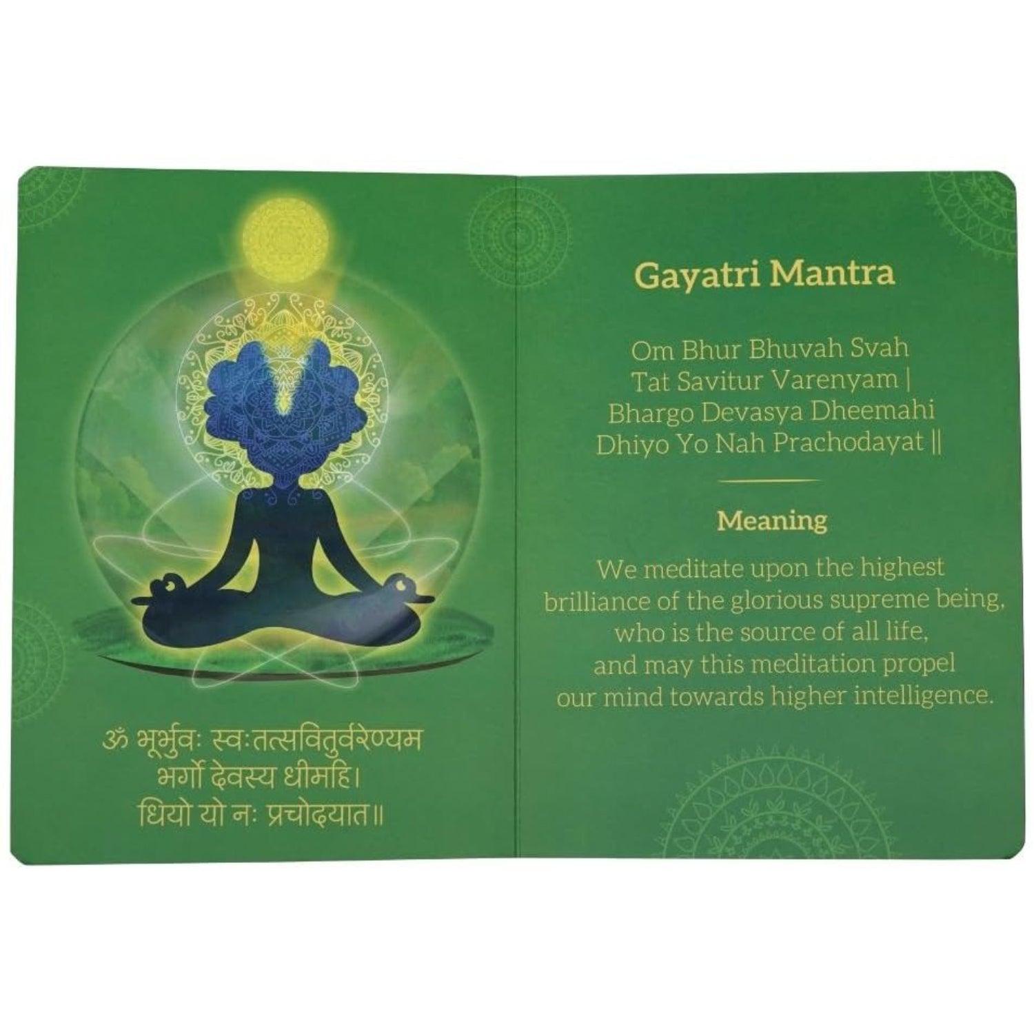 The Book of Shlokas | Compilation of 11 Shlokas & Mantras from Hindu Scriptures | Board Book | Made for all Ages 0-99 |