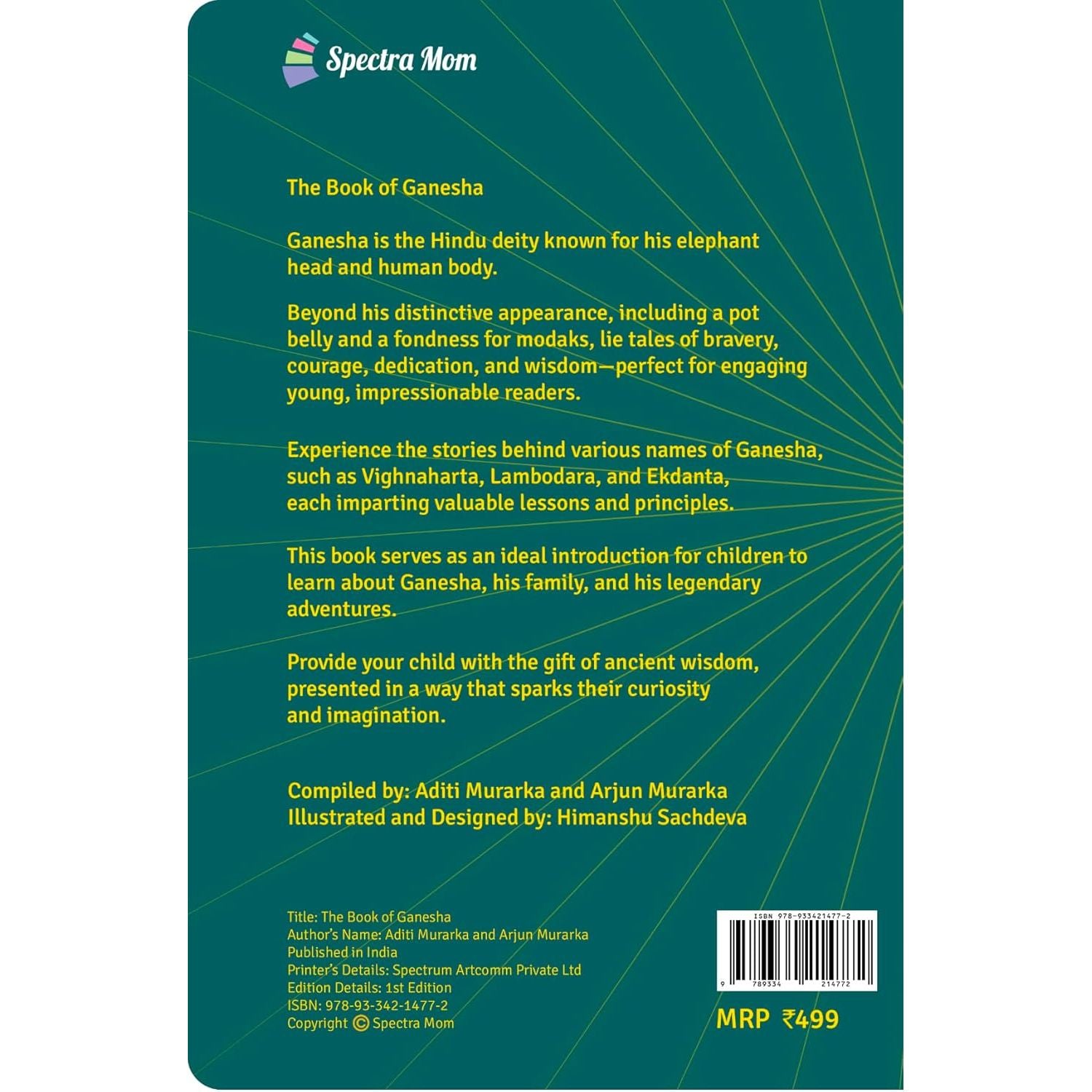 The Book of Ganesha | Stories and Trivia of Lord Ganesha | Board Book | Made for all Ages 0-99 |