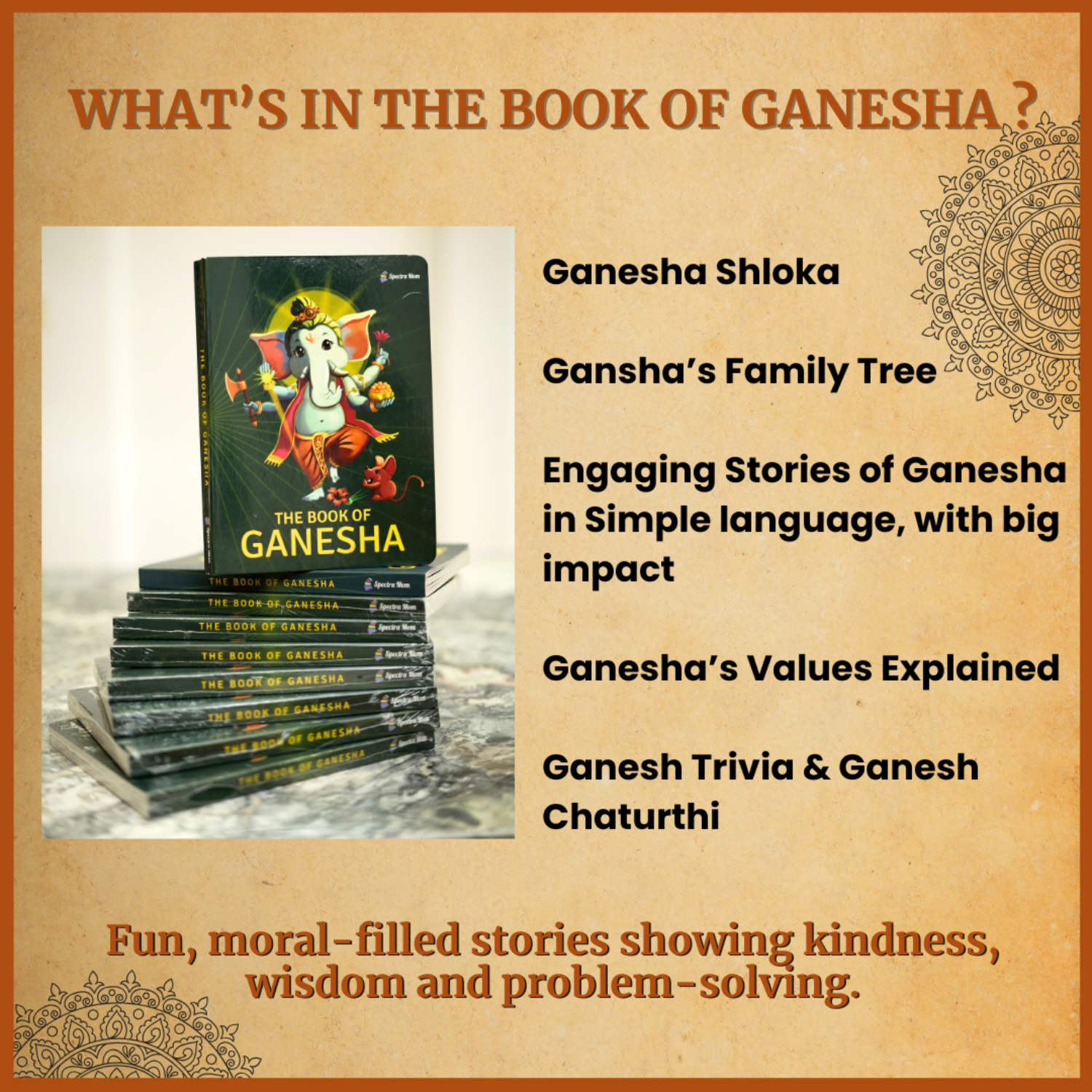 The Cultural Set | 4-in-1 Itihaas & Shloka Collection for Kids | Storybooks of Ganesha, Hanuman, Krishna + Shlokas | Indian Culture, Values & Prayers