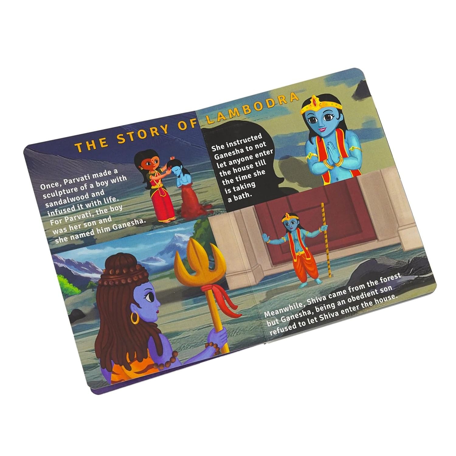 The Book of Ganesha | Stories and Trivia of Lord Ganesha | Board Book | Made for all Ages 0-99 |