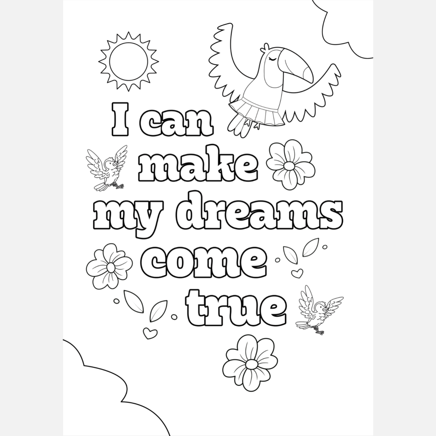 Spectra Affirmations Colouring Book 1 | for Kids 4+ | Vivid Illustrations | Affirmations for Motivation, Self Confidence & Emotional Resilience