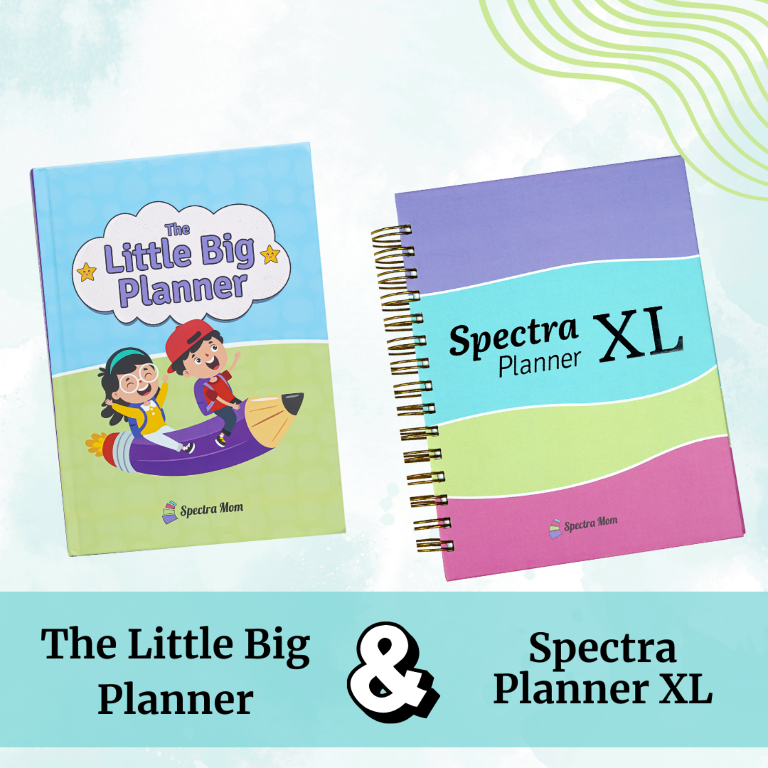 The Growth Set | The Little Big Planner & Positive Affirmation Cards for Kids | Daily Planning, Gratitude Journal, Emotional Check-ins & Confidence Building for Children