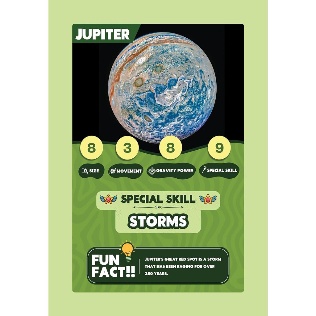 Clash Cards - Space | 40 Play & Learn Theme Based Trump Cards | Unlimited Ways to Play | No Screen Fun | Family Games Night | Players 2-5 | Ages 4-99