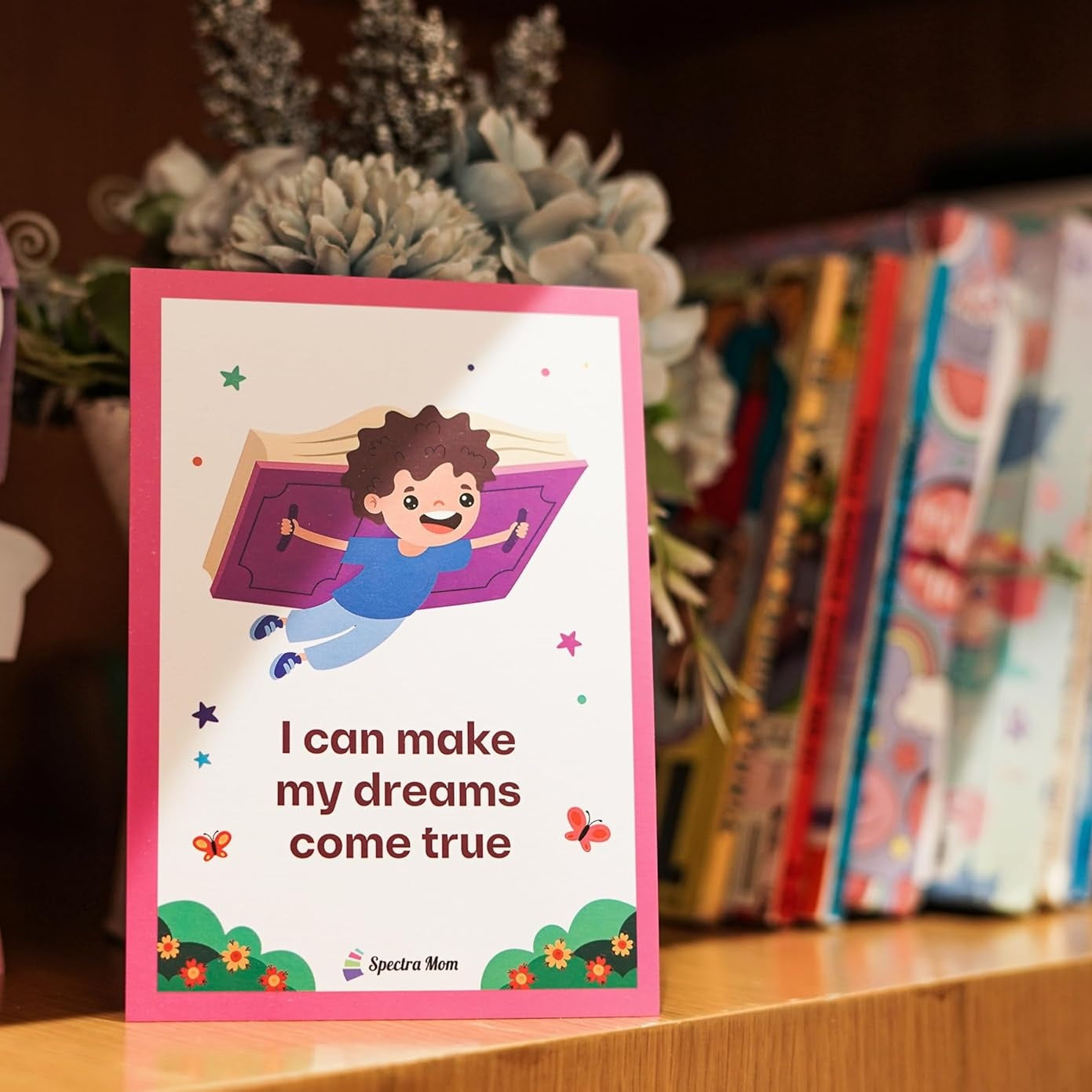 Positive Affirmation Cards for Kids | Set of 40 Cards | Vibrant & Attractive Design | Durable Box Packing | Ages 0-99 | Positive Affirmations for Motivation, Self Confidence & Emotional Resilience
