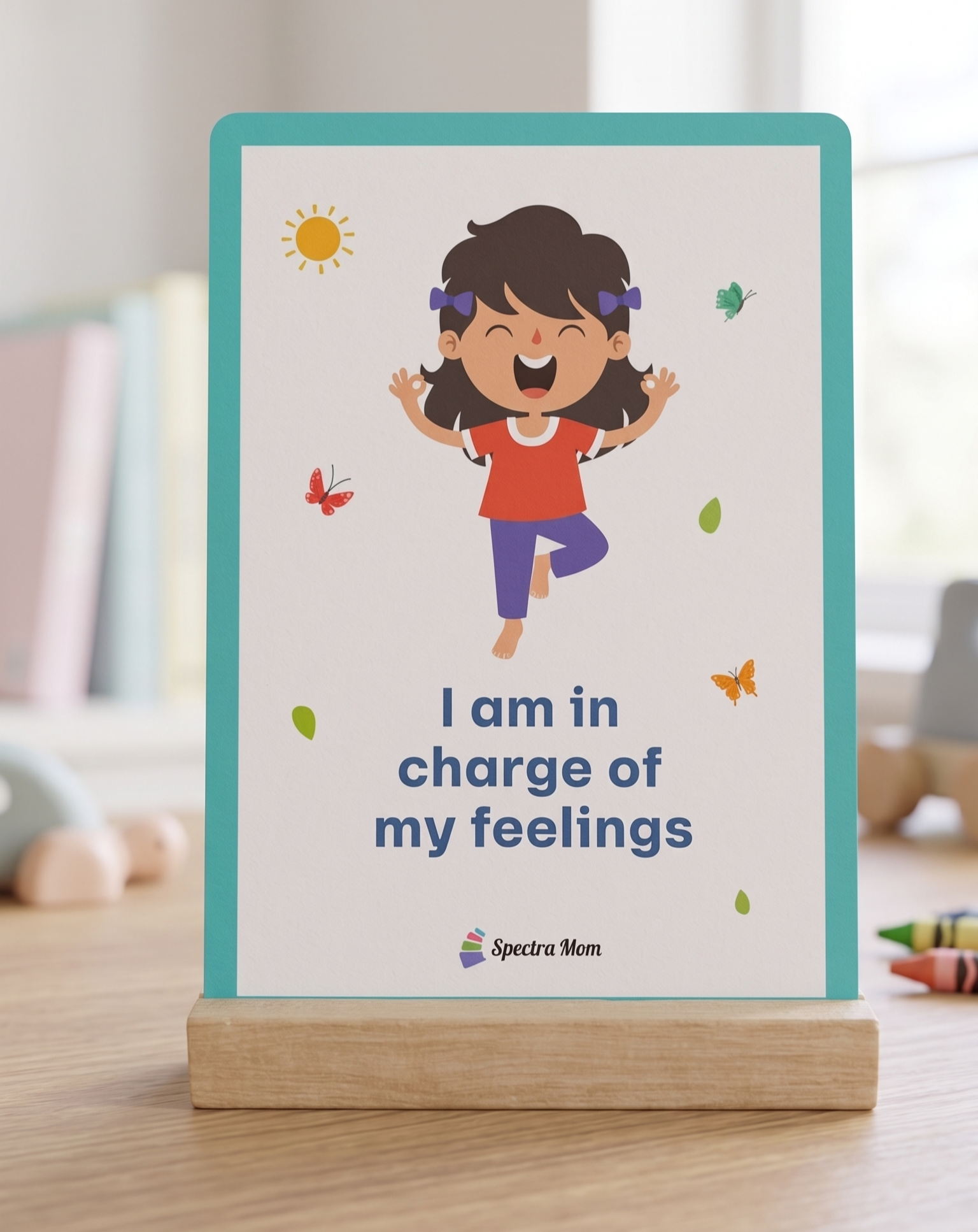 Positive Affirmation Cards for Kids | Set of 40 Cards | Vibrant & Attractive Design | Durable Box Packing | Ages 0-99 | Positive Affirmations for Motivation, Self Confidence & Emotional Resilience