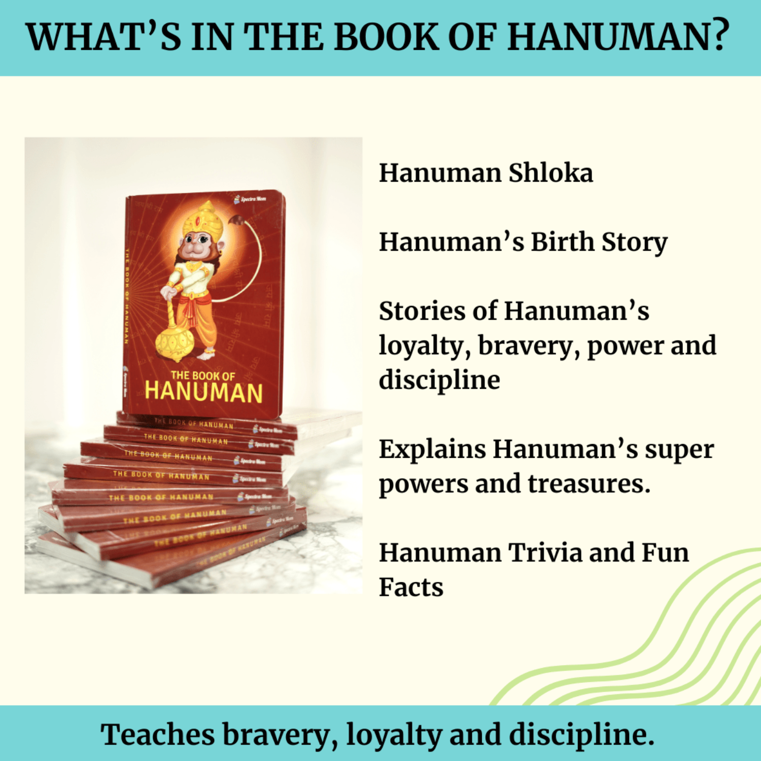 Book of Gods Set | 3 - in - 1 Mythology Collection for Kids | Storybooks of Ganesha & Hanuman + Krishna | Indian Culture, Values & Moral Lessons for Children - Spectra Mom