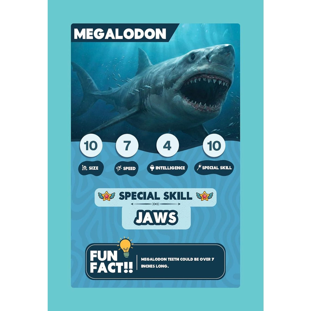Clash Cards - Legendary Animals | 40 Play & Learn Theme Based Trump Cards | Unlimited Ways to Play | No Screen Fun | Family Games Night | Players 2 - 5 | Ages 4 - 99 - Spectra Mom