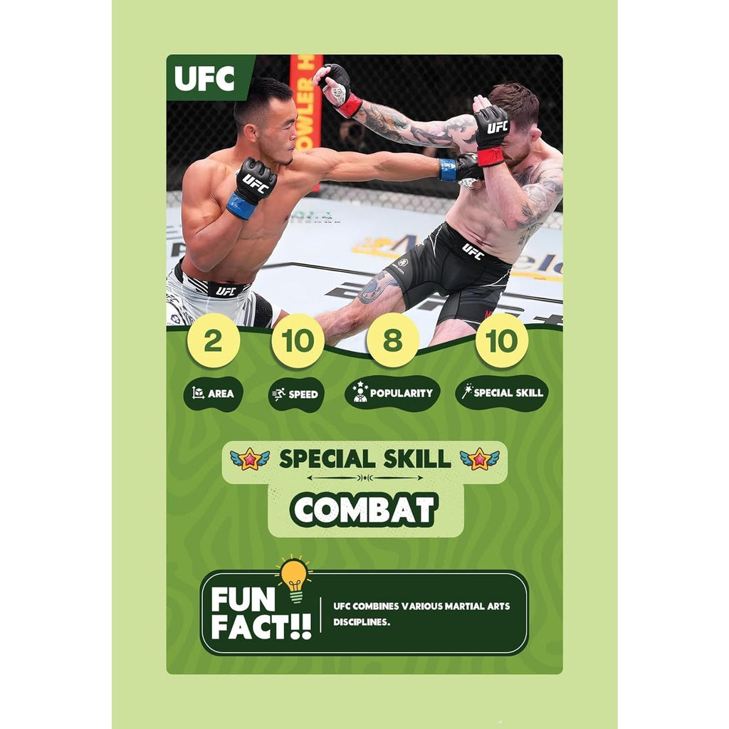 Clash Cards - Sports | 40 Play & Learn Theme Based Trump Cards | Unlimited Ways to Play | No Screen Fun | Family Games Night | Players 2 - 5 | Ages 4 - 99 - Spectra Mom