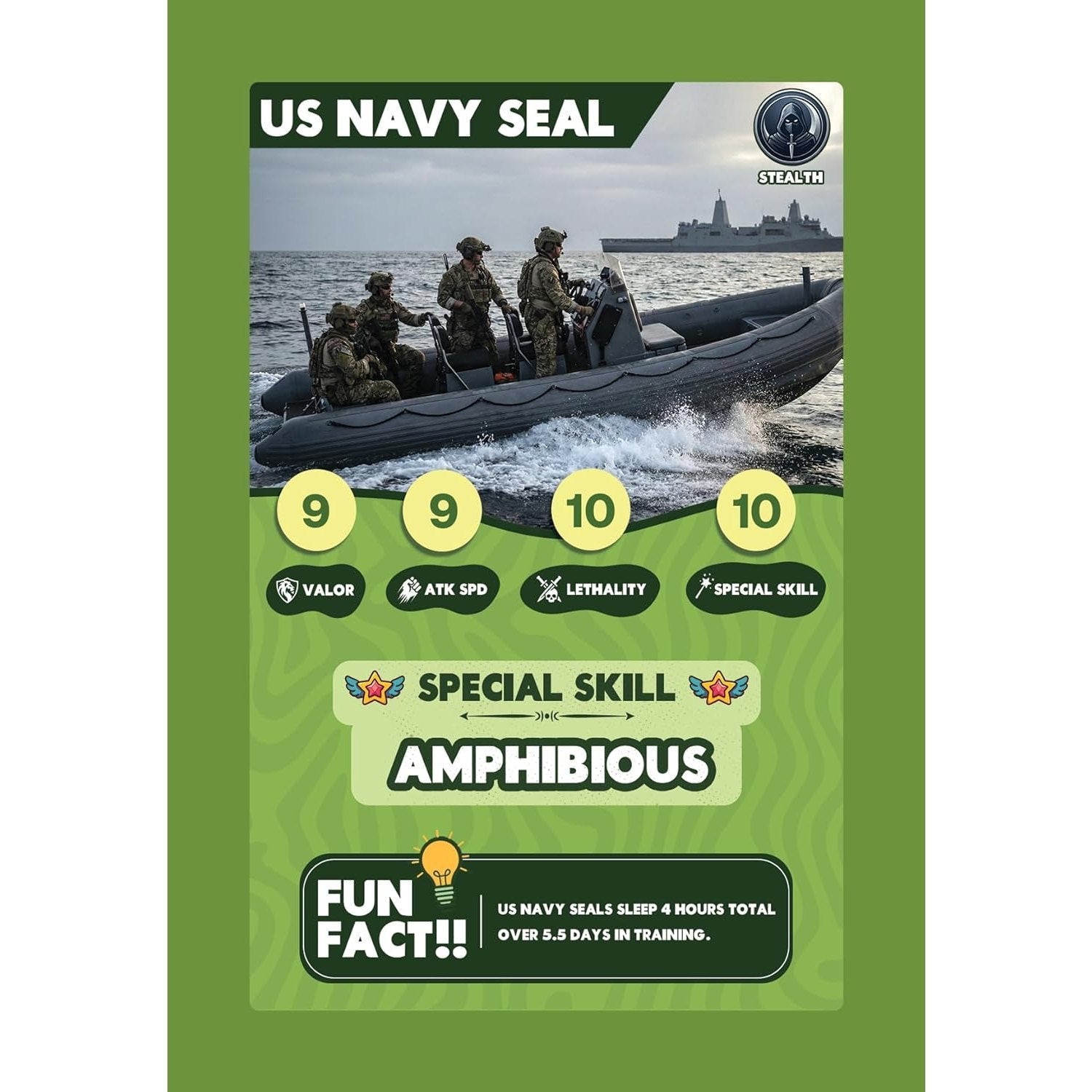 Clash Cards - Warriors | 40 Play & Learn Theme Based Trump Cards | Unlimited Ways to Play | No Screen Fun | Family Games Night | Players 2 - 5 | Ages 4 - 99 (Copy) - Spectra Mom