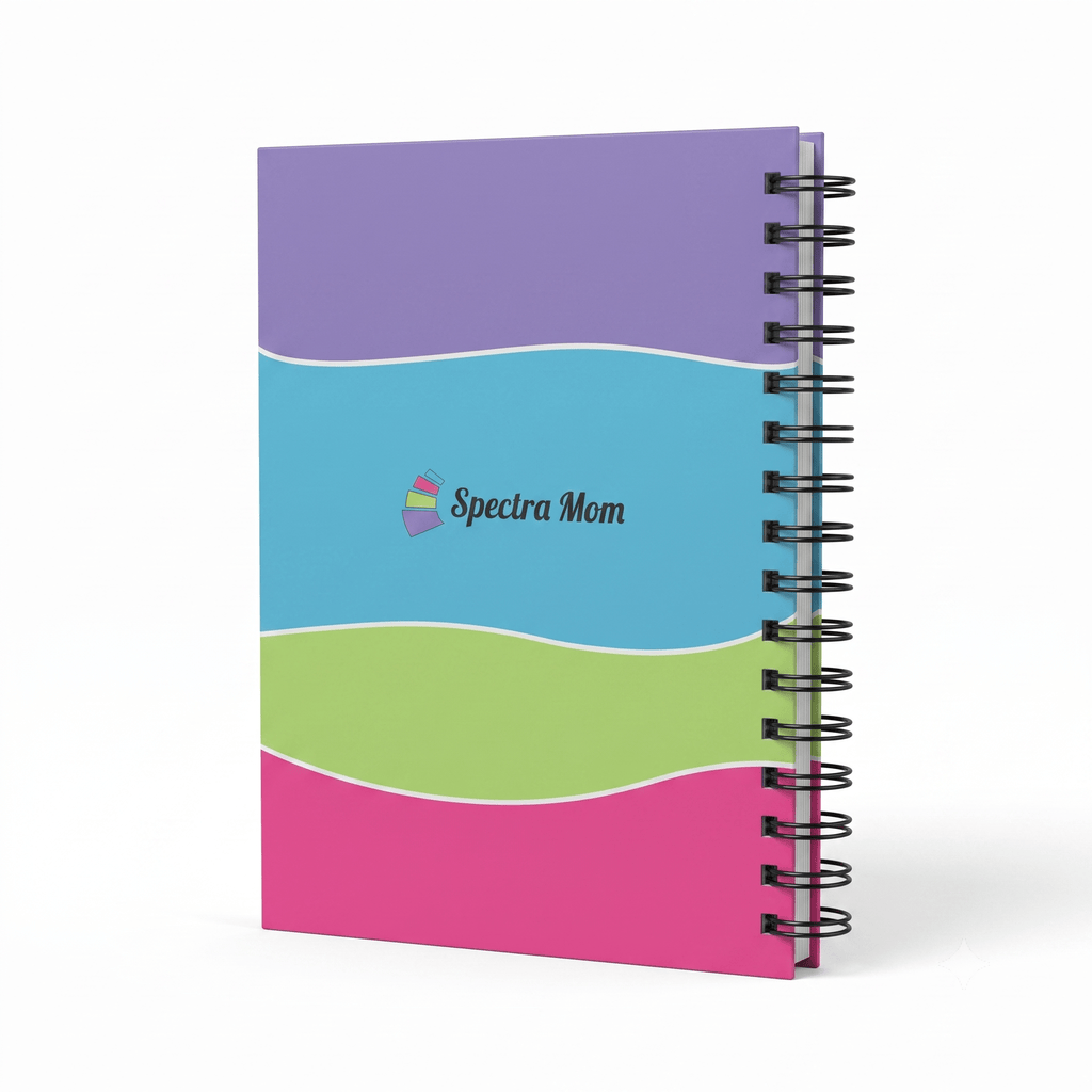 Spectra Planner (Balance) | Undated Daily Planner| A5 | Wiro Hard Bound | 90 GSM | 186 Pages | Box Packing | Zen Pages | Expense Tracker | Doodle Sheets I To Do Lists I Gratitude | Journal - Spectra Mom