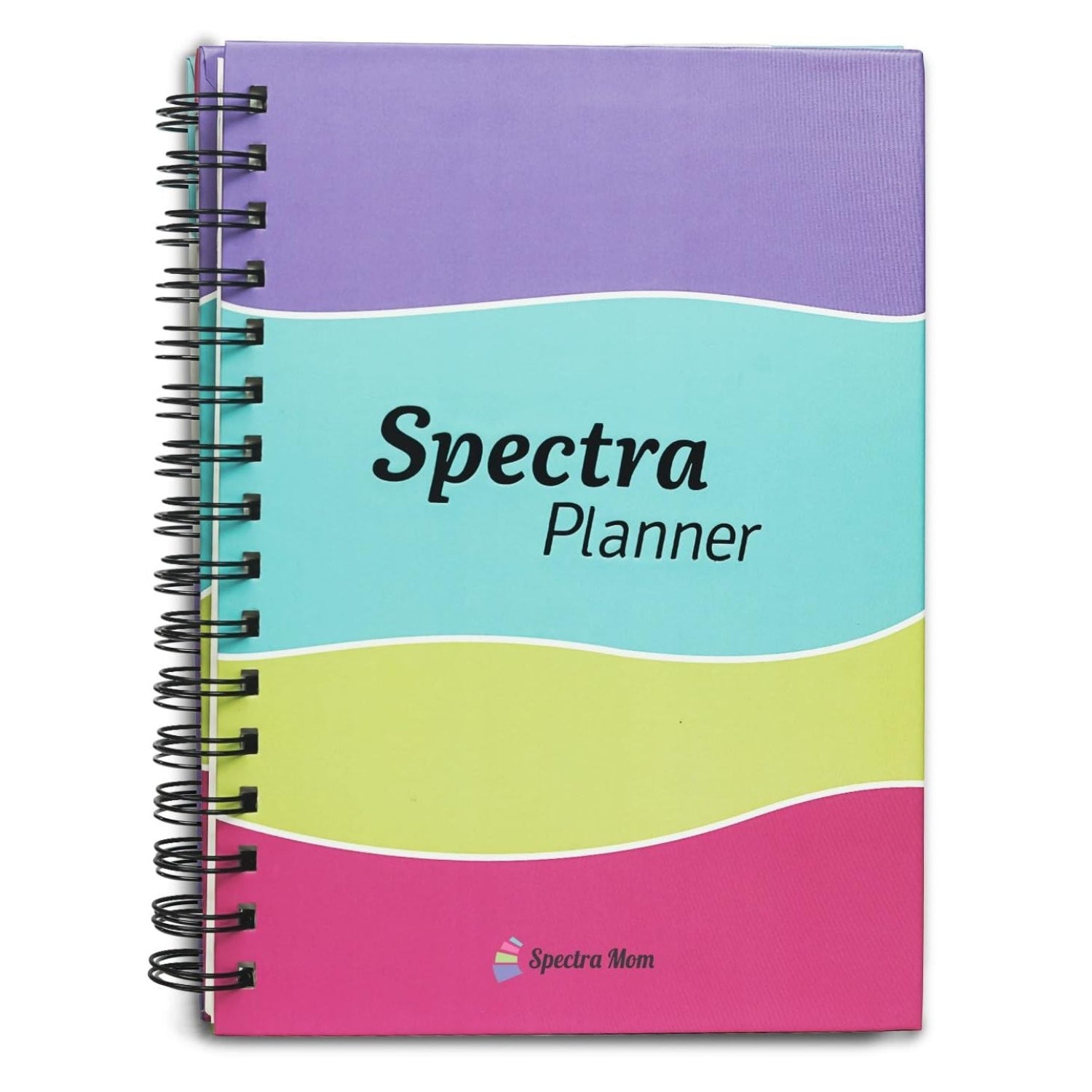 Spectra Planner (Balance) | Undated Daily Planner| A5 | Wiro Hard Bound | 90 GSM | 186 Pages | Box Packing | Zen Pages | Expense Tracker | Doodle Sheets I To Do Lists I Gratitude | Journal - Spectra Mom