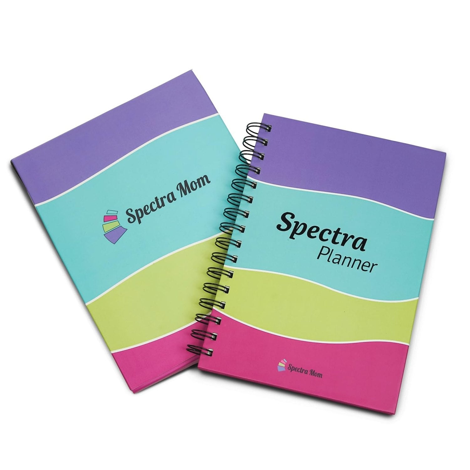 Spectra Planner (Balance) | Undated Daily Planner| A5 | Wiro Hard Bound | 90 GSM | 186 Pages | Box Packing | Zen Pages | Expense Tracker | Doodle Sheets I To Do Lists I Gratitude | Journal - Spectra Mom