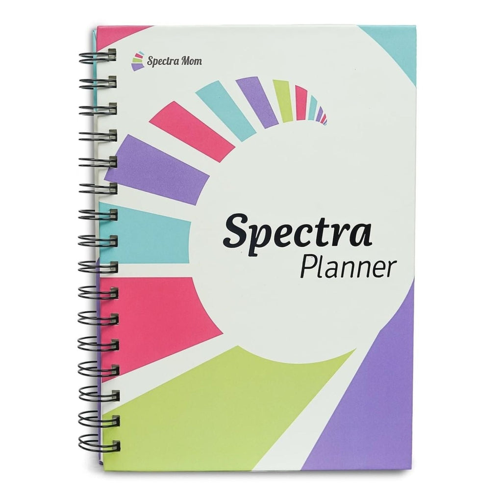 Spectra Planner (Focus) | Undated Daily Planner| A5 | Wiro Hard Bound | 90 GSM | 186 Pages | Box Packing | Zen Pages | Expense Tracker | Doodle Sheets I To Do Lists I Gratitude | Journal - Spectra Mom