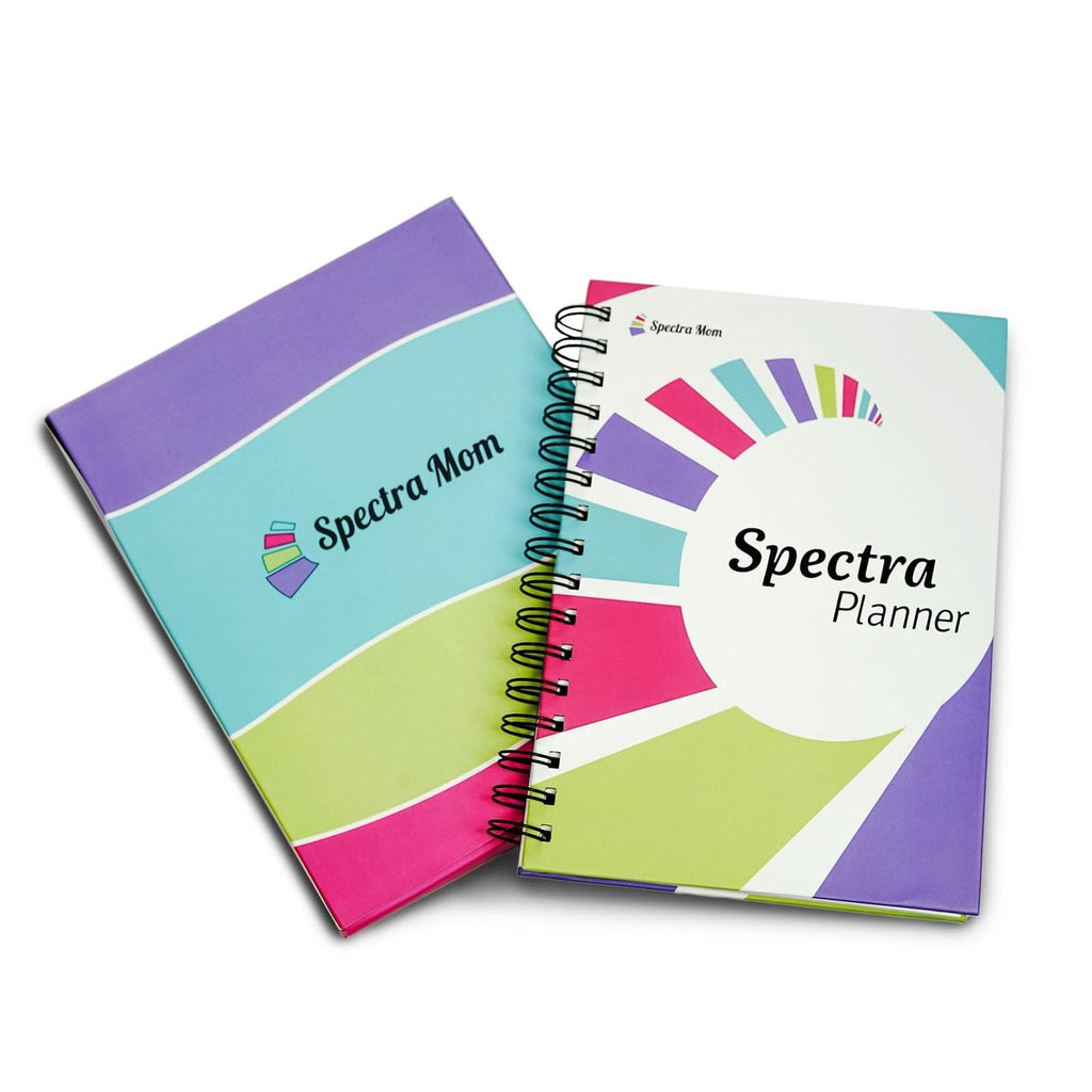 Spectra Planner (Focus) | Undated Daily Planner| A5 | Wiro Hard Bound | 90 GSM | 186 Pages | Box Packing | Zen Pages | Expense Tracker | Doodle Sheets I To Do Lists I Gratitude | Journal - Spectra Mom