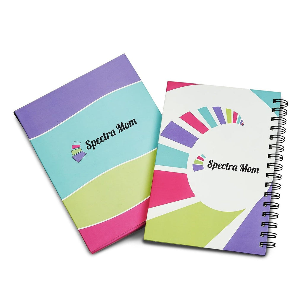 Spectra Planner (Focus) | Undated Daily Planner| A5 | Wiro Hard Bound | 90 GSM | 186 Pages | Box Packing | Zen Pages | Expense Tracker | Doodle Sheets I To Do Lists I Gratitude | Journal - Spectra Mom