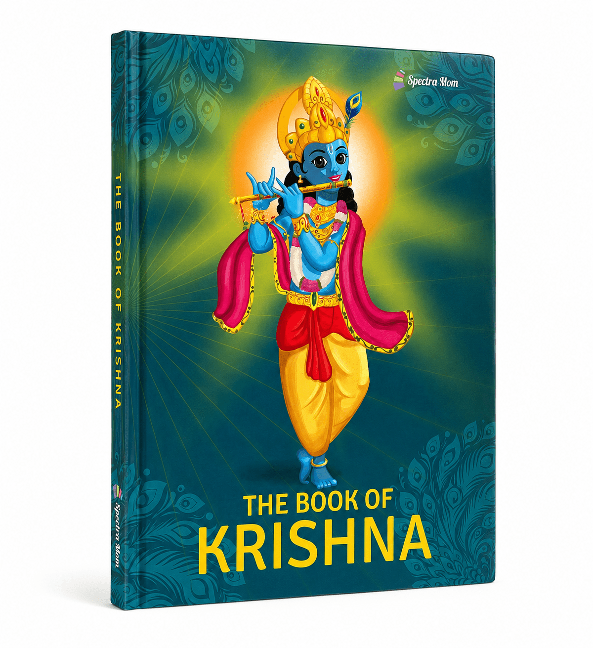 The Book of Krishna | Stories and Adventures of Lord Krishna | Board Book | Made for all Ages 0-99 | - Spectra Mom